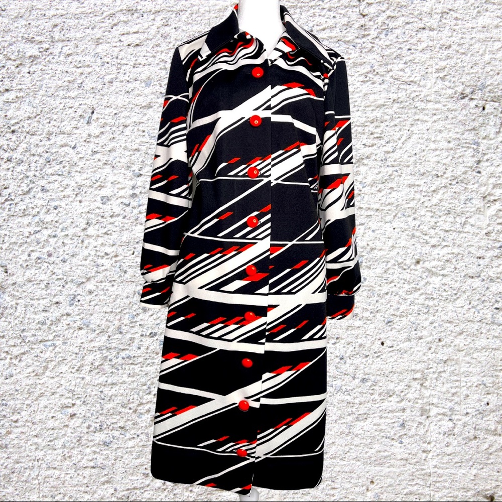 Vintage 70’s Polyester Secretary Dress - M